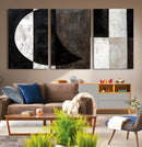 Abstract Modern Wabi Sabi Wall Art Canvas Print Set –