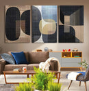 Minimalist Wabi Sabi Abstract Geometric Wall Art Canvas