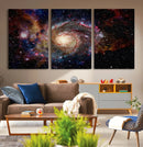 Nebula and Galaxies in Space Wall Art Canvas Print, Spiral