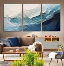 Ocean Wave Canvas Wall Art Print – Coastal Living Room Large