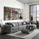 Banksy Wall Art - Banksy Girl and Butterfly Explosion Wall