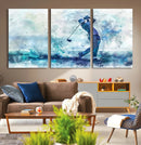 Golf Swing Wall Art Canvas Print - Sports-Inspired