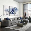 Hockey Player Wall Art Canvas Print - Sports-Inspired