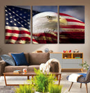 American Flag Eagle Symbol Wall Art, American Flag Eagle by MyGreatCanvas | Canvas Wall Art Prints | Photo Prints & Wall Decor