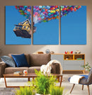 Carl Fredricksen, Up Movie Wall Art, Balloons Wall Art, Air