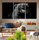 Bear Canvas Print | Wildlife Wall Art for Cabin Decor |