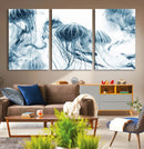 Abstract Jellyfish Canvas Print Wall Art by MyGreatCanvas | Canvas Wall Art Prints | Photo Prints & Wall Decor