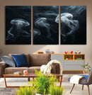 Jellyfish Wall Art Canvas Print, Elegant Wall Decor