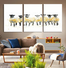 Farmhouse Wall Art Sheep Print | Ready to Hang Framed Canvas by MyGreatCanvas | Canvas Wall Art Prints | Photo Prints & Wall Decor