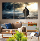 Jesus Walking Water Wall Art – Inspirational Christian