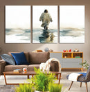 Watercolor Jesus Walking on Water Canvas Print, Christian by MyGreatCanvas | Canvas Wall Art Prints | Photo Prints & Wall Decor