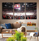 Amerant Bank Arena Wall Art Canvas Print - Basketball Arena by MyGreatCanvas | Canvas Wall Art Prints | Photo Prints & Wall Decor