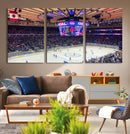 Madison New York Rangers Hockey Stadium Wall Art Canvas