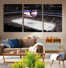 Rogers Place Edmonton Oilers Ice Hockey Stadium Wall Art,