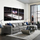 Rogers Place Edmonton Oilers Ice Hockey Stadium Wall Art,
