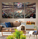 United Center Chicago Bulls Stadium Wall Art Canvas Print
