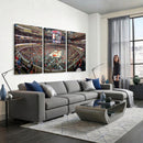 United Center Chicago Bulls Stadium Wall Art Canvas Print