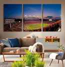 NC State Wolfpack Football Team Print - Raleigh