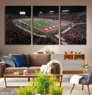 Houston Cougars Football Team Print - Houston TDECU Stadium