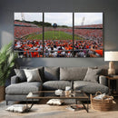 Virginia Cavaliers Football Team Print - Charlottesville Scott Stadium Print Wall Art Canvas by MyGreatCanvas | Canvas Wall Art Prints | Photo Prints & Wall Decor