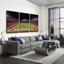 Wisconsin Badgers Football Team Print Canvas- Madison Camp