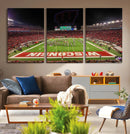 Wisconsin Badgers Football Team Print Canvas- Madison Camp by MyGreatCanvas | Canvas Wall Art Prints | Photo Prints & Wall Decor