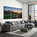 Demon Deacons Football Team Print Canvas- Winston-Salem