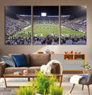 Brigham Young University Cougars Football Print Canvas - by MyGreatCanvas | Canvas Wall Art Prints | Photo Prints & Wall Decor