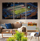 University of North Texas Mean Green Football Artwork,