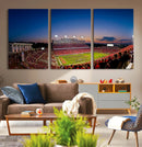 Wolfpack Football Team Wall Art Print - Raleigh