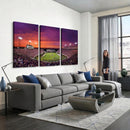 East Carolina University Pirates Football Print Canvas-