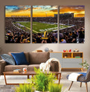 UCF Knights Football Team Print - Orlando FBC Mortgage by MyGreatCanvas | Canvas Wall Art Prints | Photo Prints & Wall Decor