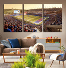 University of Kansas Jayhawks Football Team Print - Lawrence by MyGreatCanvas | Canvas Wall Art Prints | Photo Prints & Wall Decor