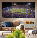 University of Kansas Jayhawks Football Team Print - Lawrence by MyGreatCanvas | Canvas Wall Art Prints | Photo Prints & Wall Decor