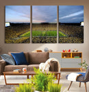 University of Michigan Wolverines Football Team Print - Ann by MyGreatCanvas | Canvas Wall Art Prints | Photo Prints & Wall Decor