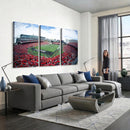 Cincinnati Bearcats Football Team Print - Nippert Stadium Wall Art Canvas Print