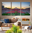 NC State Wolfpack Football Team Print Wall Art - Raleigh