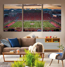 Framed Arizona Wildcats Football Team Print - Tucson Arizona by MyGreatCanvas | Canvas Wall Art Prints | Photo Prints & Wall Decor