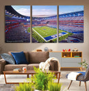 Buffalo Bills Football Team Print Canvas - Buffalo Highmark by MyGreatCanvas | Canvas Wall Art Prints | Photo Prints & Wall Decor