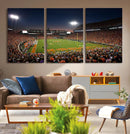 Clemson University Tigers Art Print, Football Team Print -