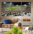Michigan State Spartans Football Canvas Print - East Lansing