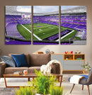 Northwestern University Wildcats Football Team Print - by MyGreatCanvas | Canvas Wall Art Prints | Photo Prints & Wall Decor