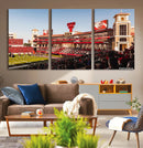 Jones AT&T Stadium Texas Tech Red Raiders Wall Art | Large