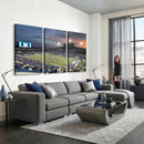 Memphis Tigers Football Team Print - Memphis Simmons Bank