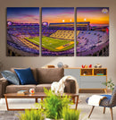 The Louisiana State University Tigers Football Team Print - by MyGreatCanvas | Canvas Wall Art Prints | Photo Prints & Wall Decor