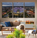 The Louisiana State University Tigers Football Team Print -
