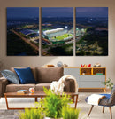 The University of South Florida Bulls Football Team Print - by MyGreatCanvas | Canvas Wall Art Prints | Photo Prints & Wall Decor