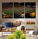 West Virginia Uni Mountaineers Football Team Print - Milan