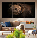 Wild Grizzly 399 Bear Canvas Wall Art Print, Bear Animal by MyGreatCanvas | Canvas Wall Art Prints | Photo Prints & Wall Decor