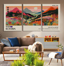 Yayoi 1986 Wall Art Print – Vibrant Sabi Sabi Japanese